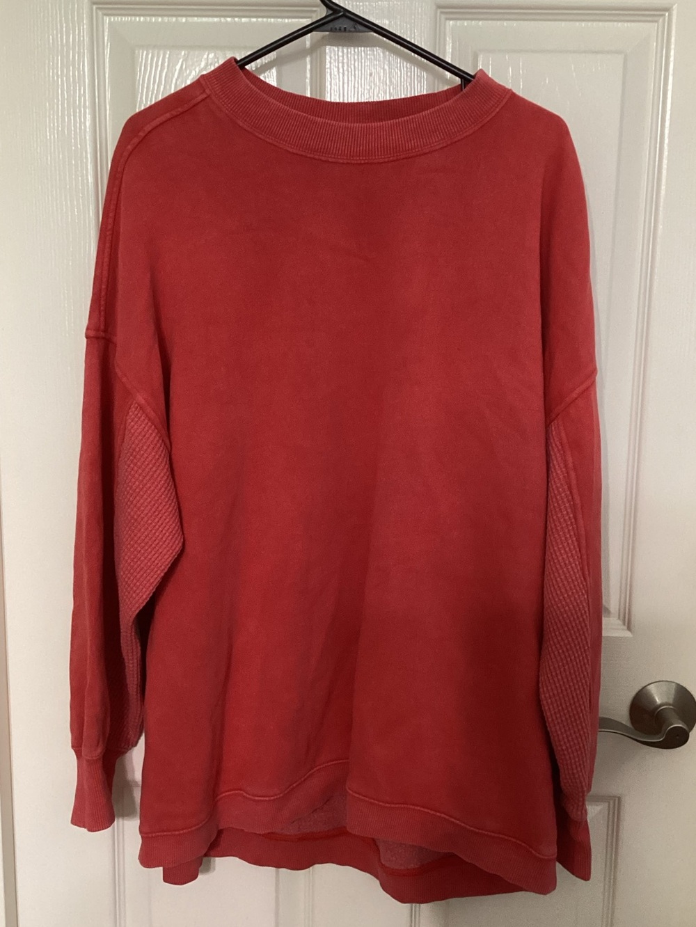 Aerie Red Sweatshirt Women’s Large